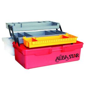 Albastar 15 İnç Şeffaf Kapaklı Balıkçı Çantası
