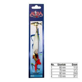 Albastar 603 Sarı Kaplama Olta Kaşığı