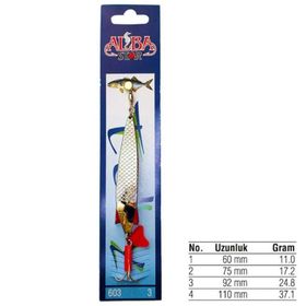 Albastar 603 Sarı Kaplama Olta Kaşığı