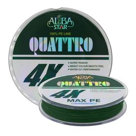 Albastar Quattro 300 mt Darkgreen İp Misina