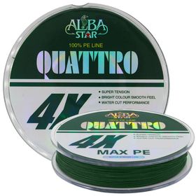 Albastar Quattro 4x Yeşil İp Misina