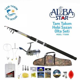 Albastar TTS006 Tam Takım Hobi Sazan Olta Seti