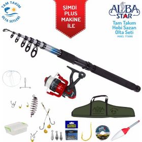 Albastar TTS006 Tam Takım Hobi Sazan Olta Seti