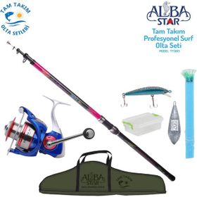 Albastar TTS013 Tam Takım Profesyonel Surf Olta Seti