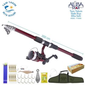 Albastar TTS020 360 cm Kamışla Tam Takım Hobi Kıyı Olta Seti