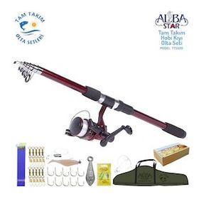 Albastar TTS020 360 cm Kamışla Tam Takım Hobi Kıyı Olta Seti