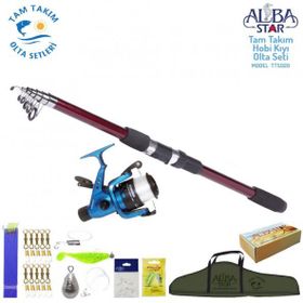 Albastar TTS020 360 cm Kamışla Tam Takım Hobi Kıyı Olta Seti