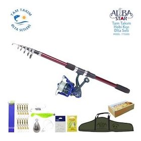 Albastar TTS020 360 cm Kamışla Tam Takım Hobi Kıyı Olta Seti