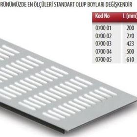 Albatur Koza 120x423 mm Alüminyum Menfez
