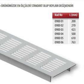 Albatur Koza 70x423 mm Alüminyum Menfez