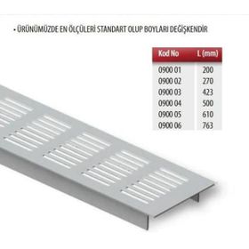 Albatur Koza 70x423 mm Alüminyum Menfez