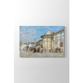 Alberto Pasini - At Pazarı Tablosu