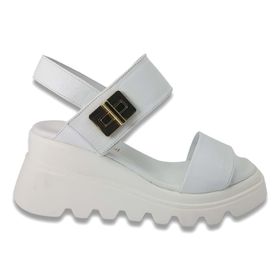 Albini 10401 Beyaz Kadın Sandalet