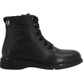 Albini 26102550 Siyah Hakiki Deri Kadın Bot
