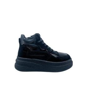 Albini 26102855R Siyah Hakiki Deri Rugan Kadın Bot