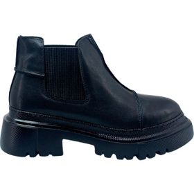 Albini 26103255D Siyah Hakiki Deri Kadın Bot