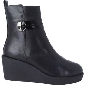 Albini 26302071 Siyah Hakiki Deri Kadın Bot