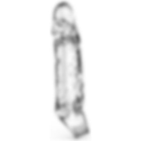 Albonishop Getreal Extension Şeffaf Görünümlü 16 cm Her Penise Uygun Penis Kılıfı