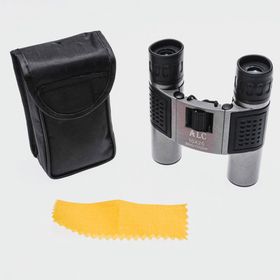 Alc 10x25 Metal Kaplama Taşıma Çantalı Dürbün