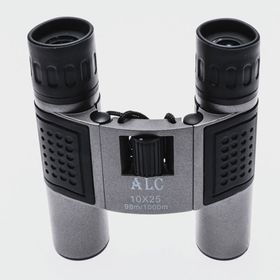 Alc 10x25 Metal Kaplama Taşıma Çantalı Dürbün