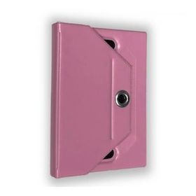 Alcatel Smart Tab 7 Açık Pembe Universal Dönerli Standlı Tablet Kılıfı
