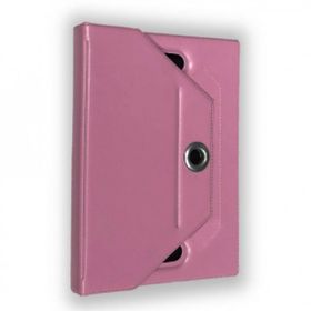 Alcatel Smart Tab 7 Açık Pembe Universal Dönerli Standlı Tablet Kılıfı