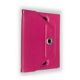 Alcatel Smart Tab 7 Pembe Universal Dönerli Standlı Tablet Kılıfı