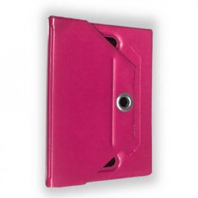 Alcatel Smart Tab 7 Pembe Universal Dönerli Standlı Tablet Kılıfı
