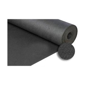Alcu 100x200 cm 5 mm 40 KV Siyah Petek İzole Halılı Paspas