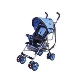 Aldeba 3018 Tam Yatarlı Baston Mavi Bebek Arabası