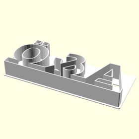 Aldım Geldi A & Ö Kişiye Özel Üretim Organik Plastik Beyaz Renk 3D Baskı Kek Kalıbı