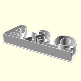 Aldım Geldi A & Ö Kişiye Özel Üretim Organik Plastik Beyaz Renk 3D Baskı Kek Kalıbı