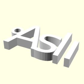 Aldım Geldi Aslı Kişiye Özel Üretim Organik Plastik Zincirsiz 3D Baskı Anahtarlık