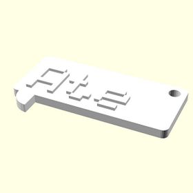 Aldım Geldi Ateş Kişiye Özel Üretim Organik Plastik Zincirsiz 3D Baskı Anahtarlık