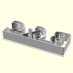 Aldım Geldi B & C Kişiye Özel Üretim Organik Plastik Beyaz Renk 3D Baskı Kek Kalıbı