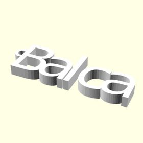 Aldım Geldi Balca Kişiye Özel Üretim Organik Plastik Zincirsiz 3D Baskı Anahtarlık