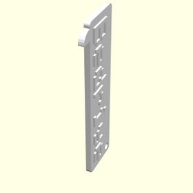 Aldım Geldi Bedriye Kişiye Özel Üretim Organik Plastik Zincirsiz Beyaz Renk 3D Baskı Anahtarlık