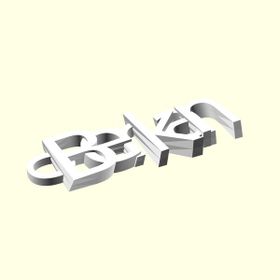 Aldım Geldi Berkan Kişiye Özel Üretim Organik Plastik Beyaz Renk 3D Baskı Zincirsiz Anahtarlık