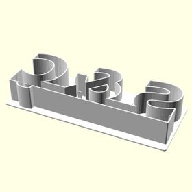 Aldım Geldi Ç & S Kişiye Özel Üretim Organik Plastik Beyaz Renk 3D Baskı Kek Kalıbı
