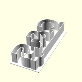 Aldım Geldi Ç & S Kişiye Özel Üretim Organik Plastik Beyaz Renk 3D Baskı Kek Kalıbı