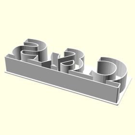 Aldım Geldi Ç & S Kişiye Özel Üretim Organik Plastik Beyaz Renk 3D Baskı Kek Kalıbı