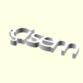 Aldım Geldi Çisem Kişiye Özel Üretim Organik Plastik Beyaz Renk 3D Baskı Zincirsiz Anahtarlık