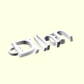 Aldım Geldi Dilhan Kişiye Özel Üretim Organik Plastik Beyaz Renk 3D Baskı Zincirsiz Anahtarlık