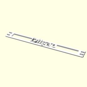 Aldım Geldi Dilşad Kişiye Özel Üretim Organik Plastik Beyaz Renk 3D Baskı Zincirsiz Bileklik