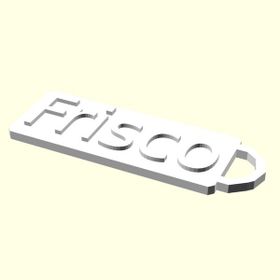 Aldım Geldi Frisco İsme Özel Üretim Zincirsiz Organik Plastik Kedi - Köpek Hayvan Künyesi