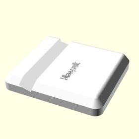 Aldım Geldi Hayat İsme Özel Tasarım Organik Plastik Beyaz Renk 3D Baskı Masaüstü Telefon Tutucu