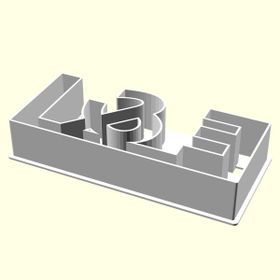 Aldım Geldi I & E Kişiye Özel Üretim Organik Plastik Beyaz Renk 3D Baskı Kek Kalıbı