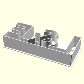 Aldım Geldi I & E Kişiye Özel Üretim Organik Plastik Beyaz Renk 3D Baskı Kek Kalıbı