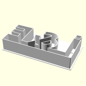 Aldım Geldi I & E Kişiye Özel Üretim Organik Plastik Beyaz Renk 3D Baskı Kek Kalıbı