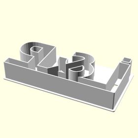 Aldım Geldi I & P Kişiye Özel Üretim Organik Plastik Beyaz Renk 3D Baskı Kek Kalıbı